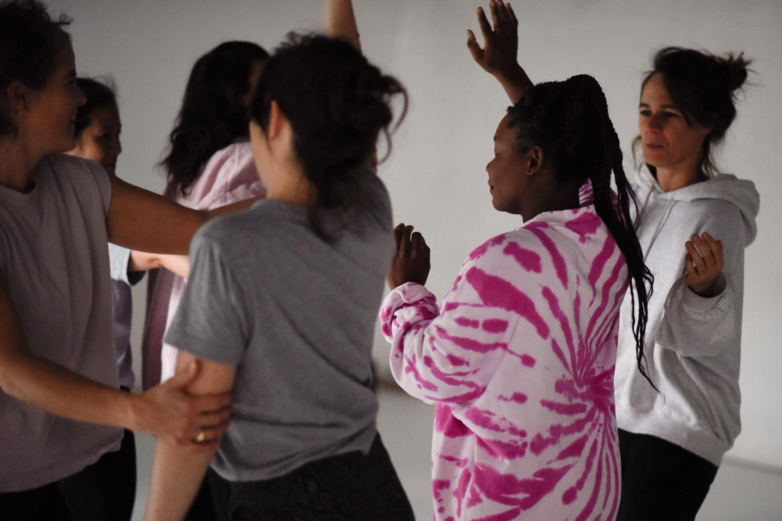 Participants à un atelier de danse libre du Laboratoire DL à Lausanne